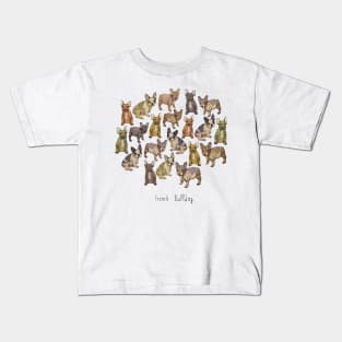 french bulldog gang Kids T-Shirt